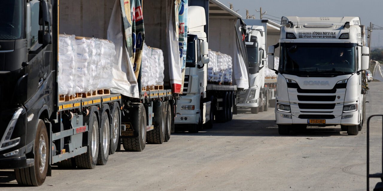 Nearly 100 Aid Trucks in Gaza Convoy Are Lost to Looters, U.N. Agency Says