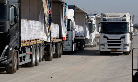 Nearly 100 Aid Trucks in Gaza Convoy Are Lost to Looters, U.N. Agency Says