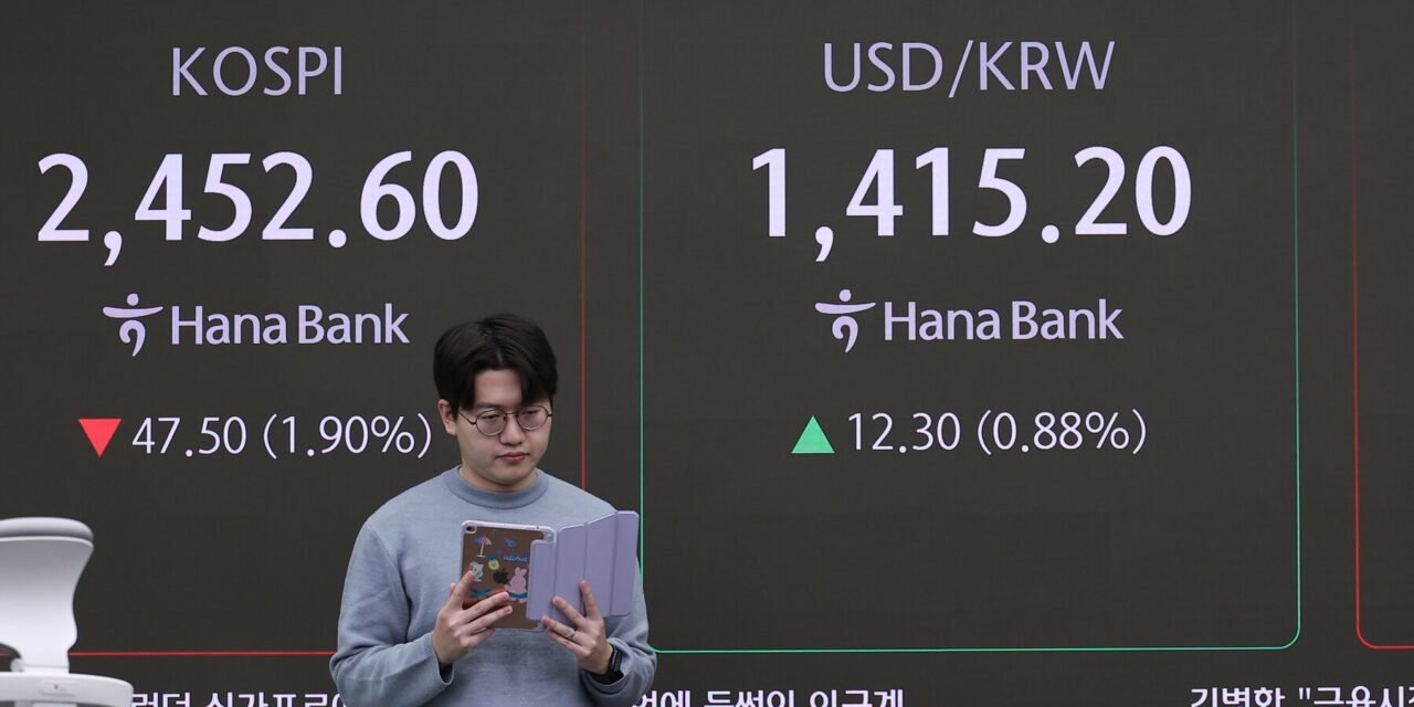 South Korea Stock Markets Wobble After Martial Law Turmoil