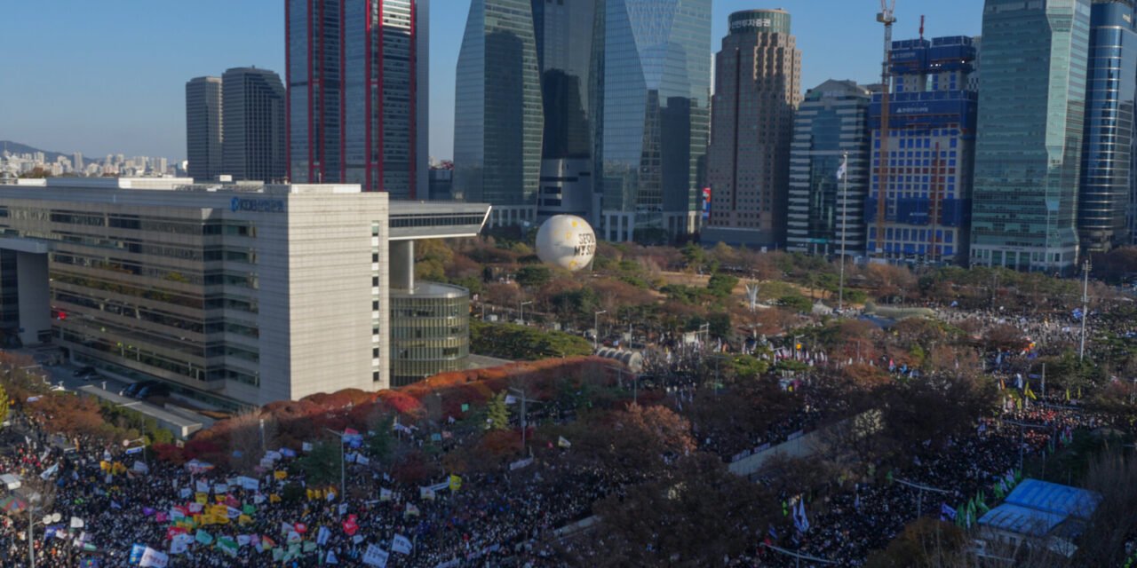 Large Protests Call for Impeachment of South Korean President Yoon Suk Yeol