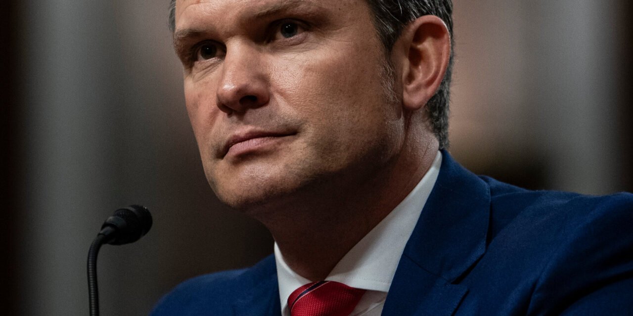 Senate to Vote on Pete Hegseth’s Confirmation, With Outcome Uncertain