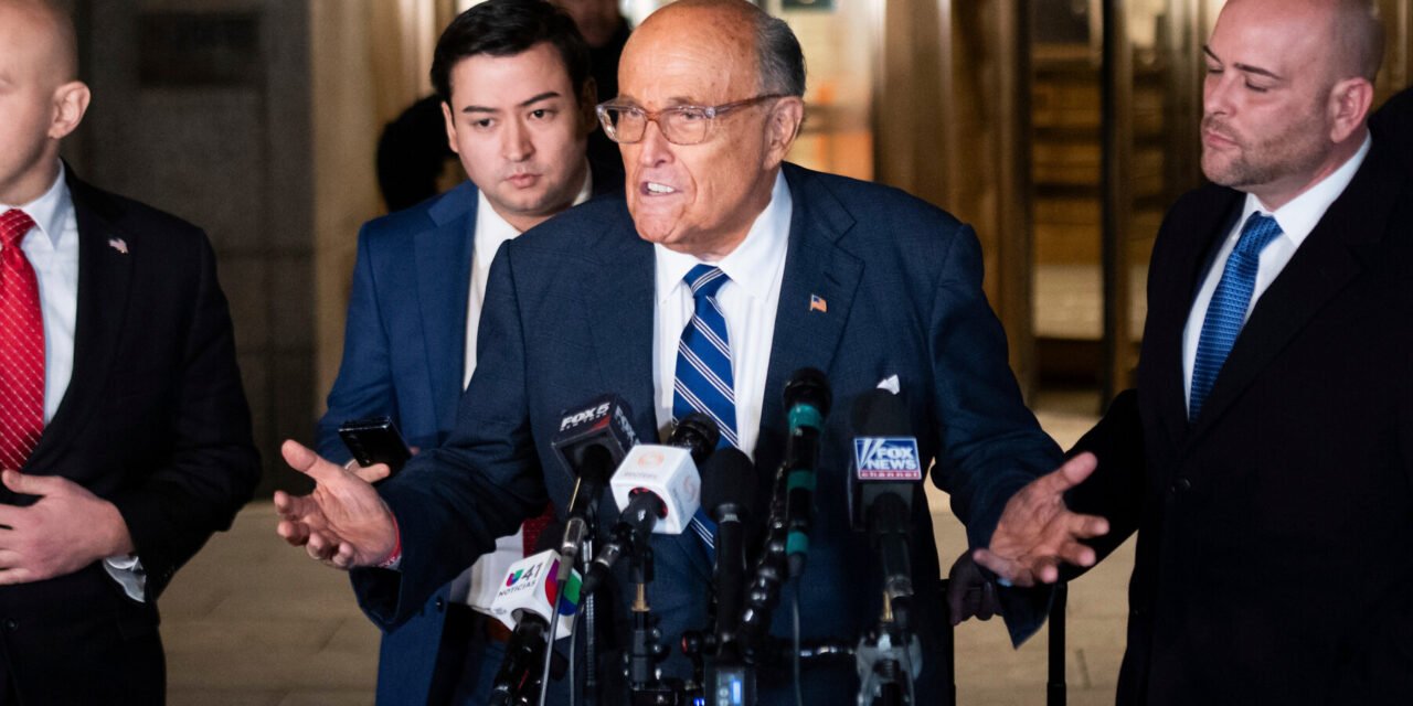 Rudy Giuliani Is Held in Contempt of Court in Defamation Case
