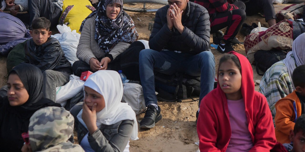 Israel and Hamas Dispute Over Hostage Leaves Displaced Palestinians Waiting