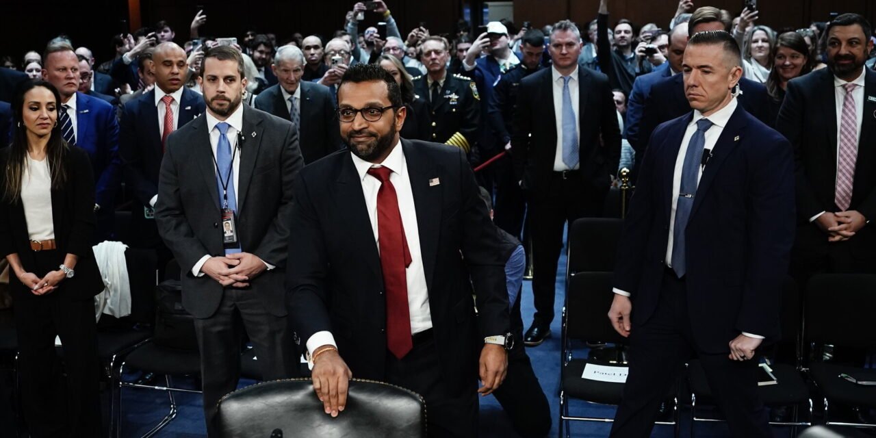 Kash Patel, Trump’s FBI Pick, Works to Persuade Senators in Confirmation Hearing