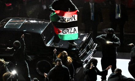 A Super Bowl Halftime Performer Surprised Organizers With a Sudan-Gaza Flag