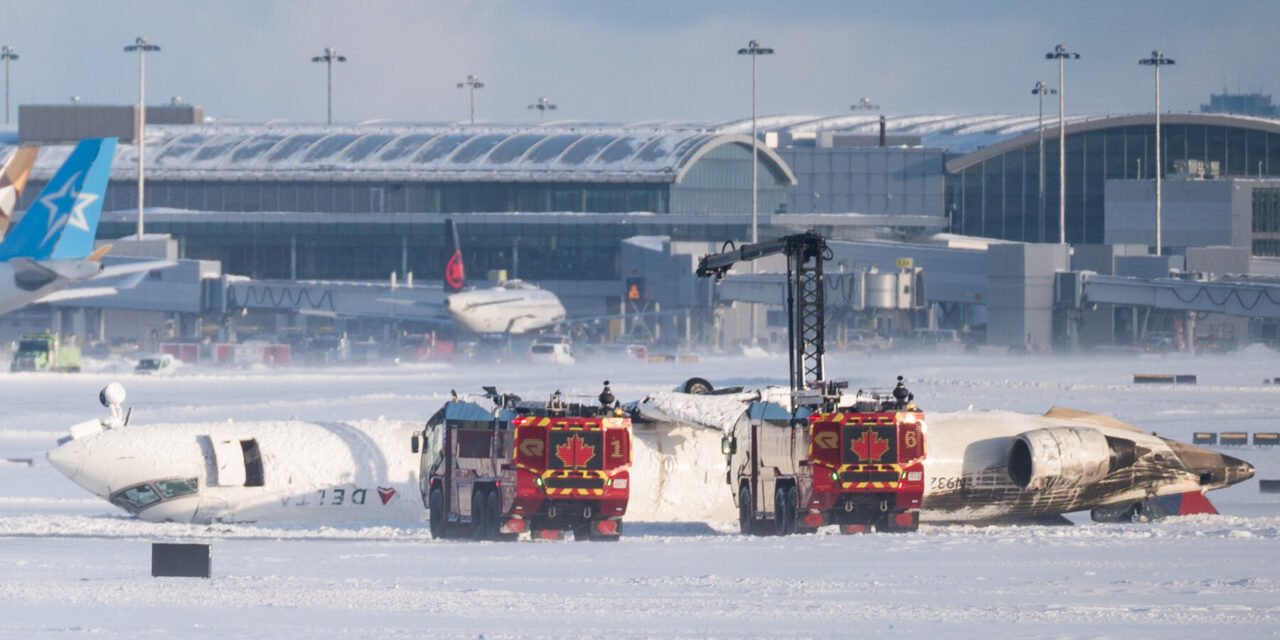 Delta Plane Crashes at Toronto Airport While Landing