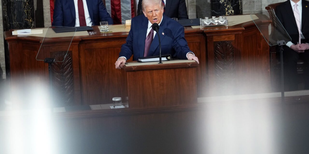 Trump Says ‘America Is Back’ and Taunts Rivals in Speech to Congress