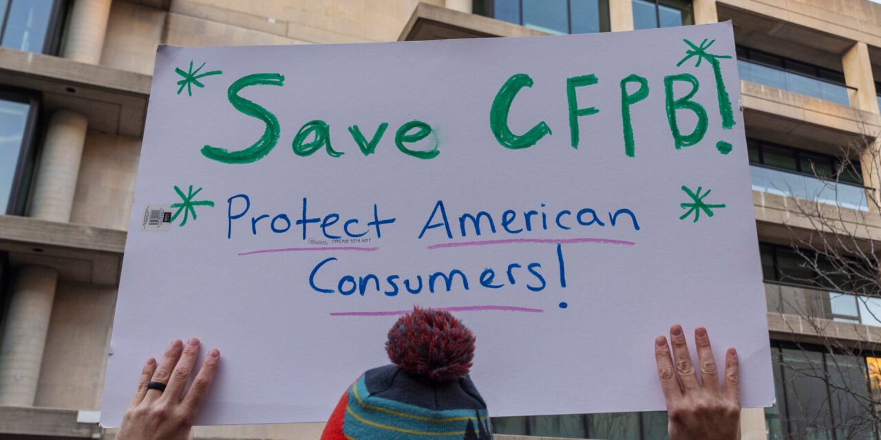 Left for Dead, the C.F.P.B. Inches Back to Life