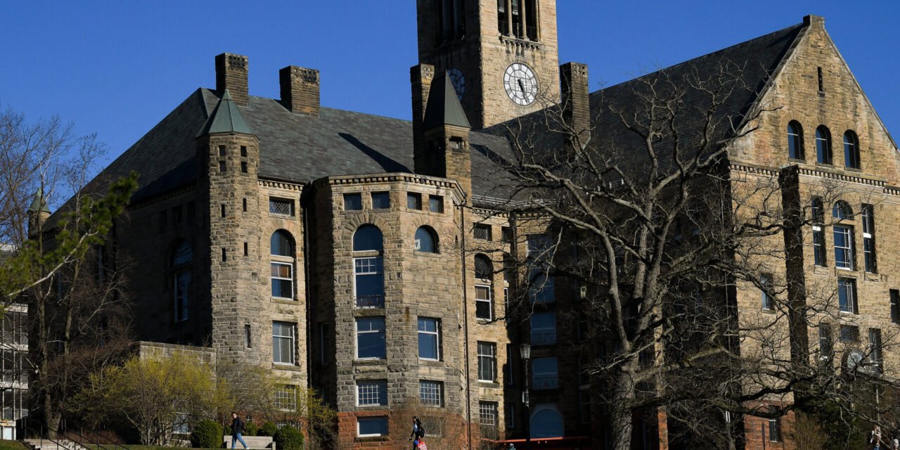 A Cornell graduate student fearing deportation files a pre-emptive lawsuit.