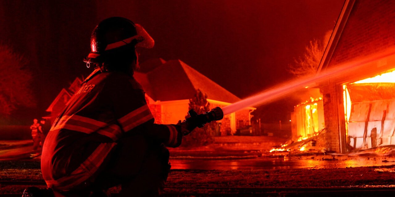 ‘It Got Everything’: Oklahoma Residents Who Escaped Fires Brace for Losses