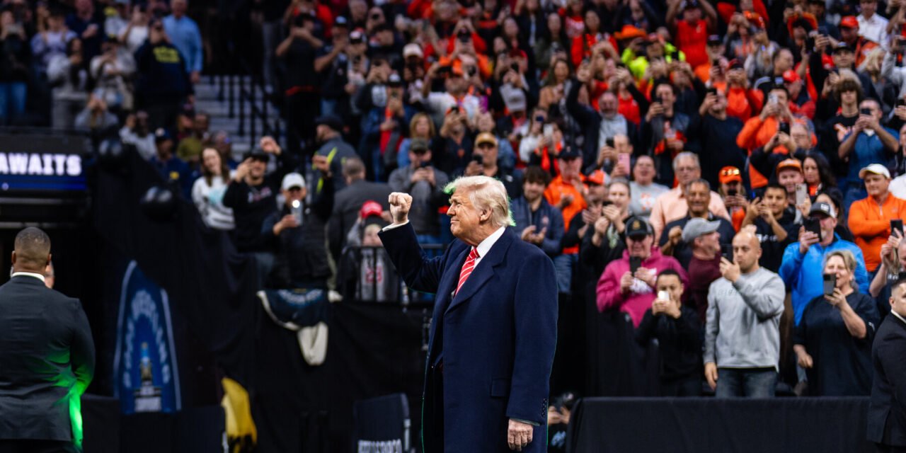 Fans at NCAA Wrestling Championships Show Love For Trump. But Not So Much Musk.