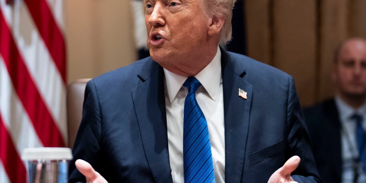 Trump Downplays Signal Leak, Backing Waltz and Pointing Finger at Journalist