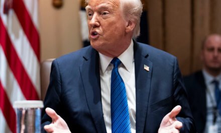 Trump Downplays Signal Leak, Backing Waltz and Pointing Finger at Journalist