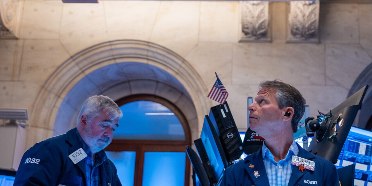 Stocks waver on latest escalation in U.S.-China trade war.