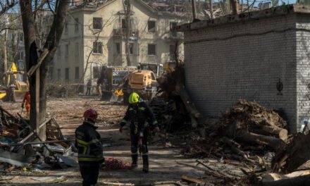 Russian Attack on Kyiv Kills 9, Ukrainian Officials Say