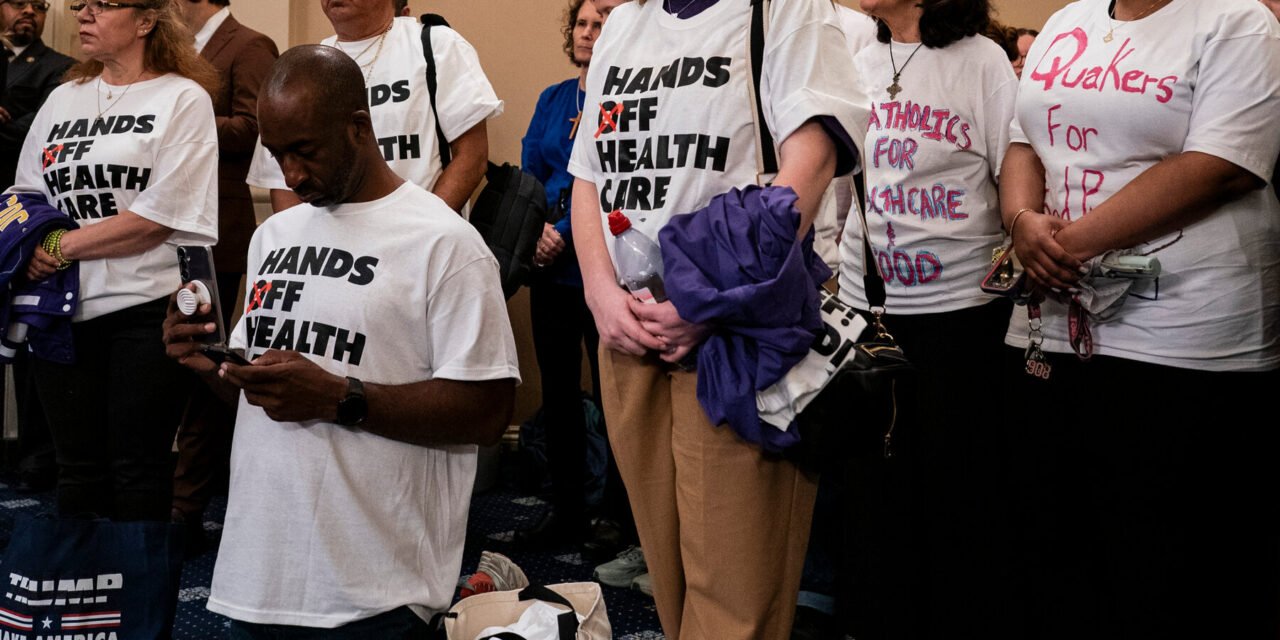 Republicans’ Planned Medicaid Cuts Draw Protests at House Hearing