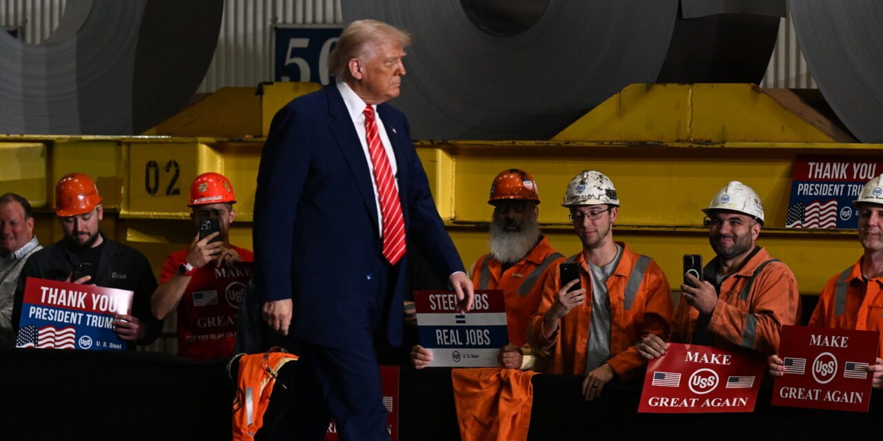 Trump Pledges to Double Tariffs on Foreign Steel to 50%