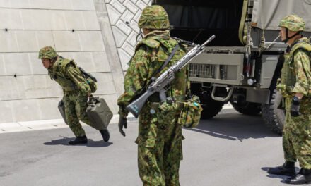 Japan Flexes Its Military Muscle at China, and Trump