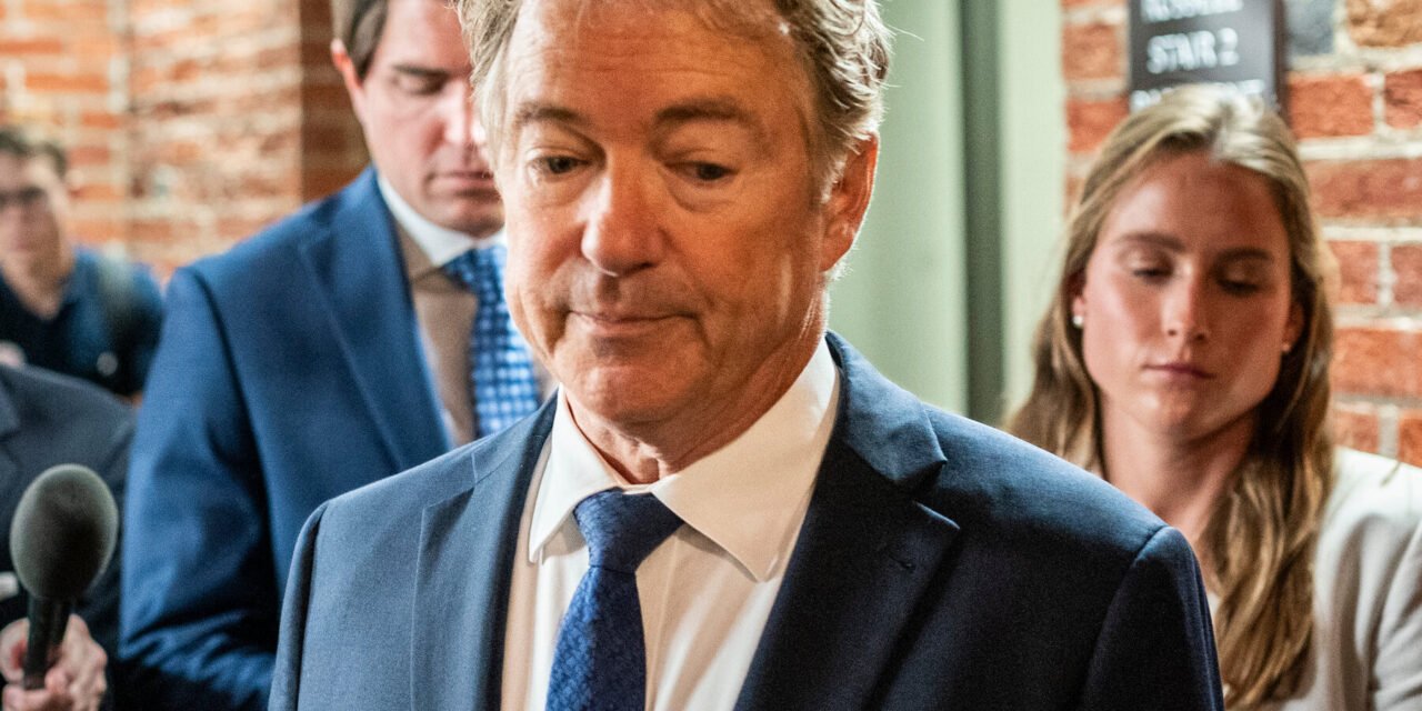Trump Attacks Rand Paul, Working to Rally G.O.P. Support for Policy Bill