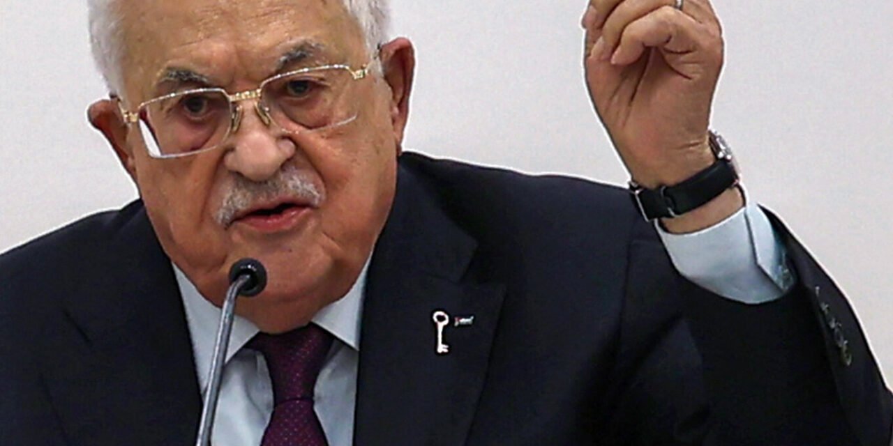 Palestinian Authority President Says Hamas Must Exit Gaza