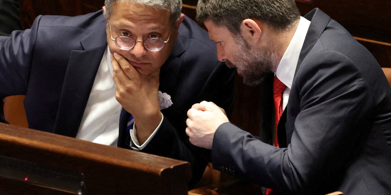 Pressure Rises on Israel as U.K., Canada and Others Impose Sanctions on 2 Far-Right Ministers