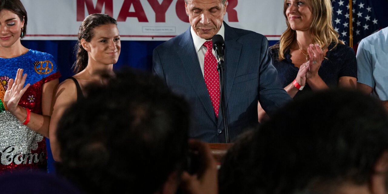 A Stunned Cuomo Watch Party Finds Itself With Little to Celebrate.