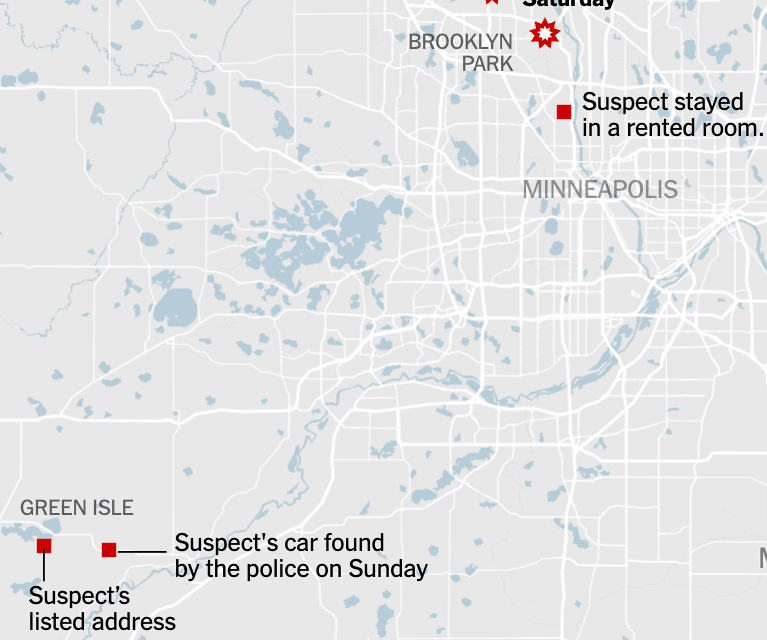A Timeline of the Minnesota Shooting