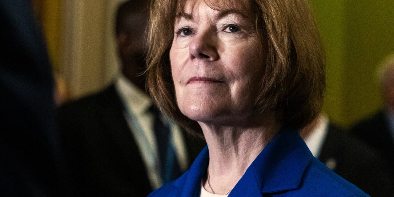 Tina Smith, on a Hit List in Minnesota, Speaks Out on Political Violence