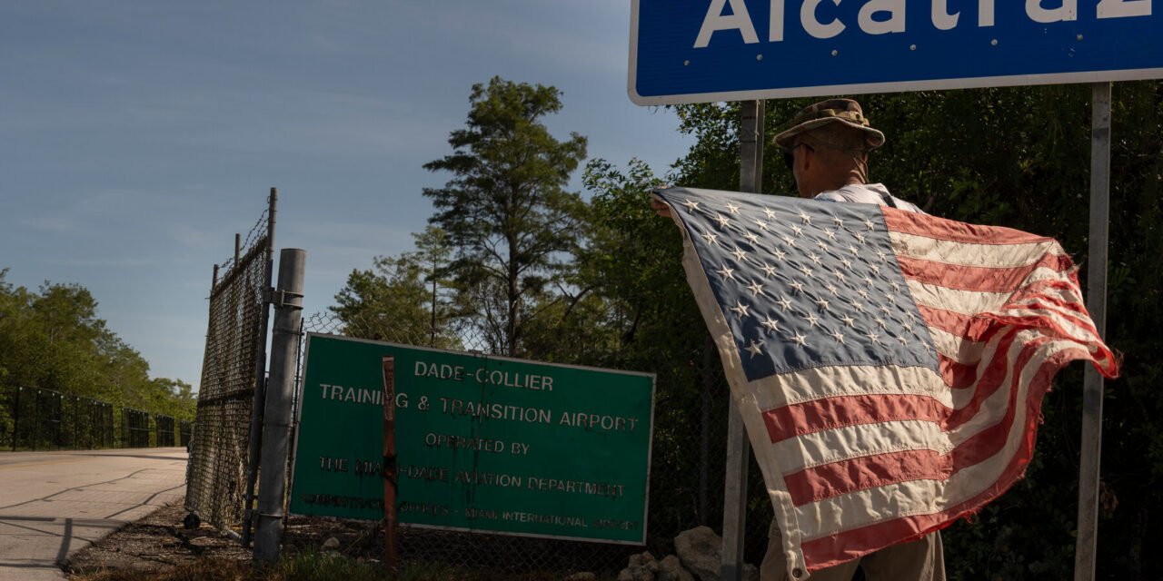 The Chaotic Early Days Inside Florida’s ‘Alligator Alcatraz’ Detention Center