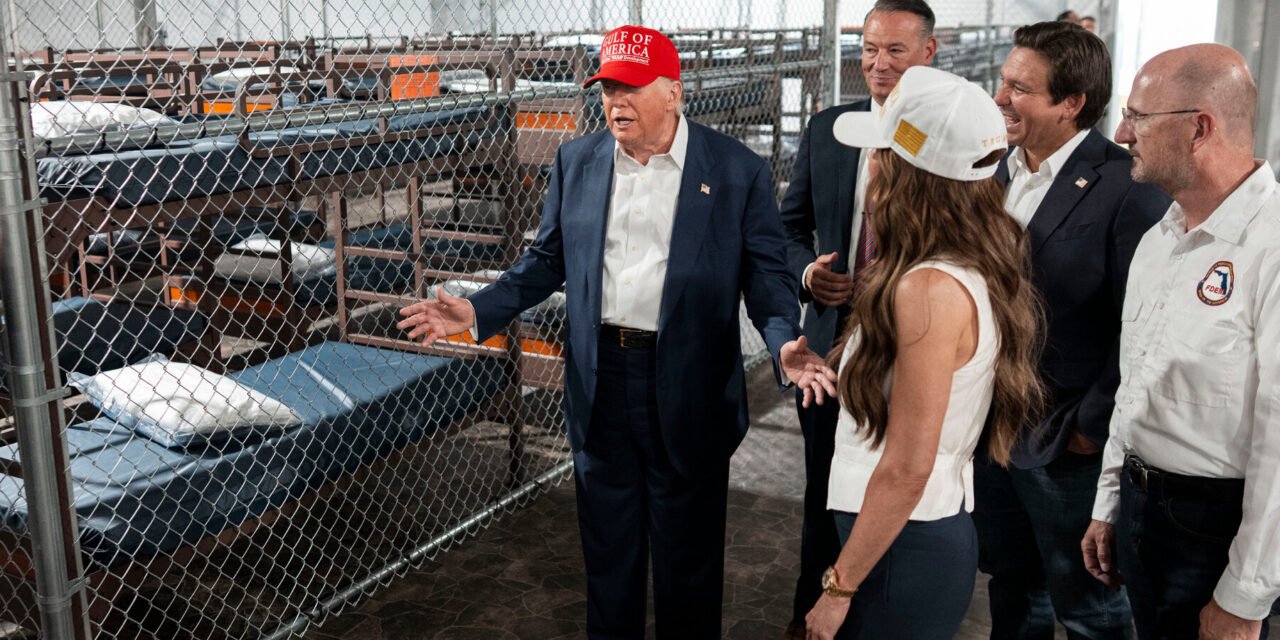 On Pivotal Day for His Bill, Trump Leaves Washington for ‘Alligator Alcatraz’