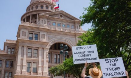 Protesters Gather to Oppose Trump’s Push on Redistricting