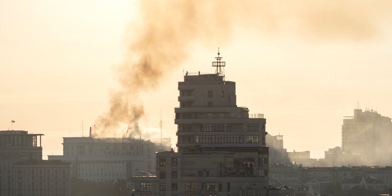 Russia Strikes Ukraine Government Building in Largest Drone Assault of War