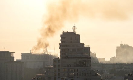 Russia Strikes Ukraine Government Building in Largest Drone Assault of War