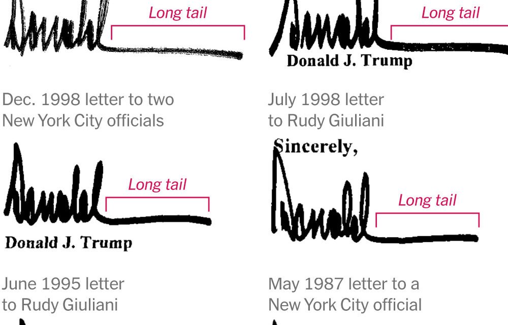 Trump Denies Epstein Birthday Drawing, but Signature Matches Personal Letters