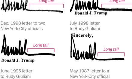 Trump Denies Epstein Birthday Drawing, but Signature Matches Personal Letters